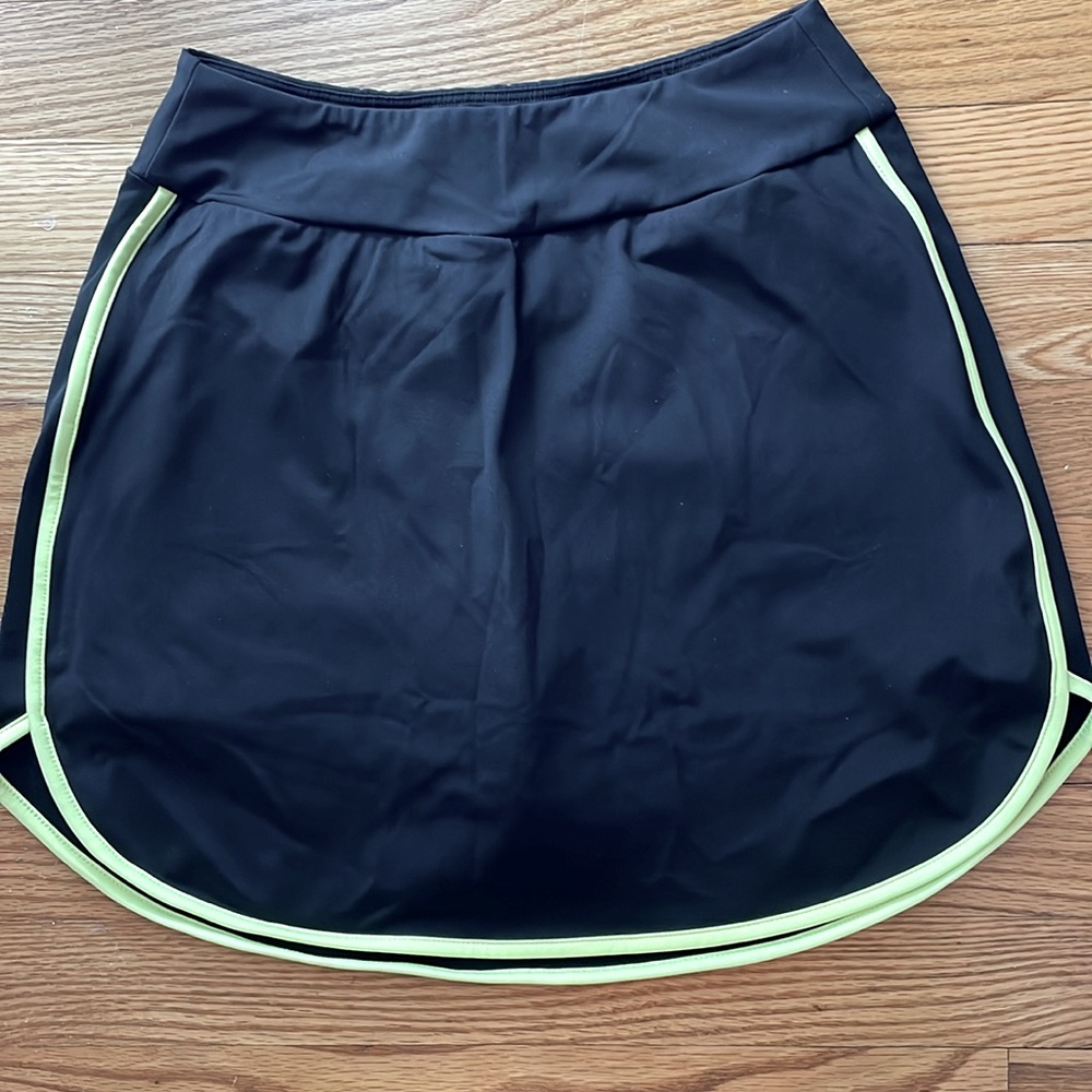 Halara Black and Neon Yellow Skort‎ XXS NEW